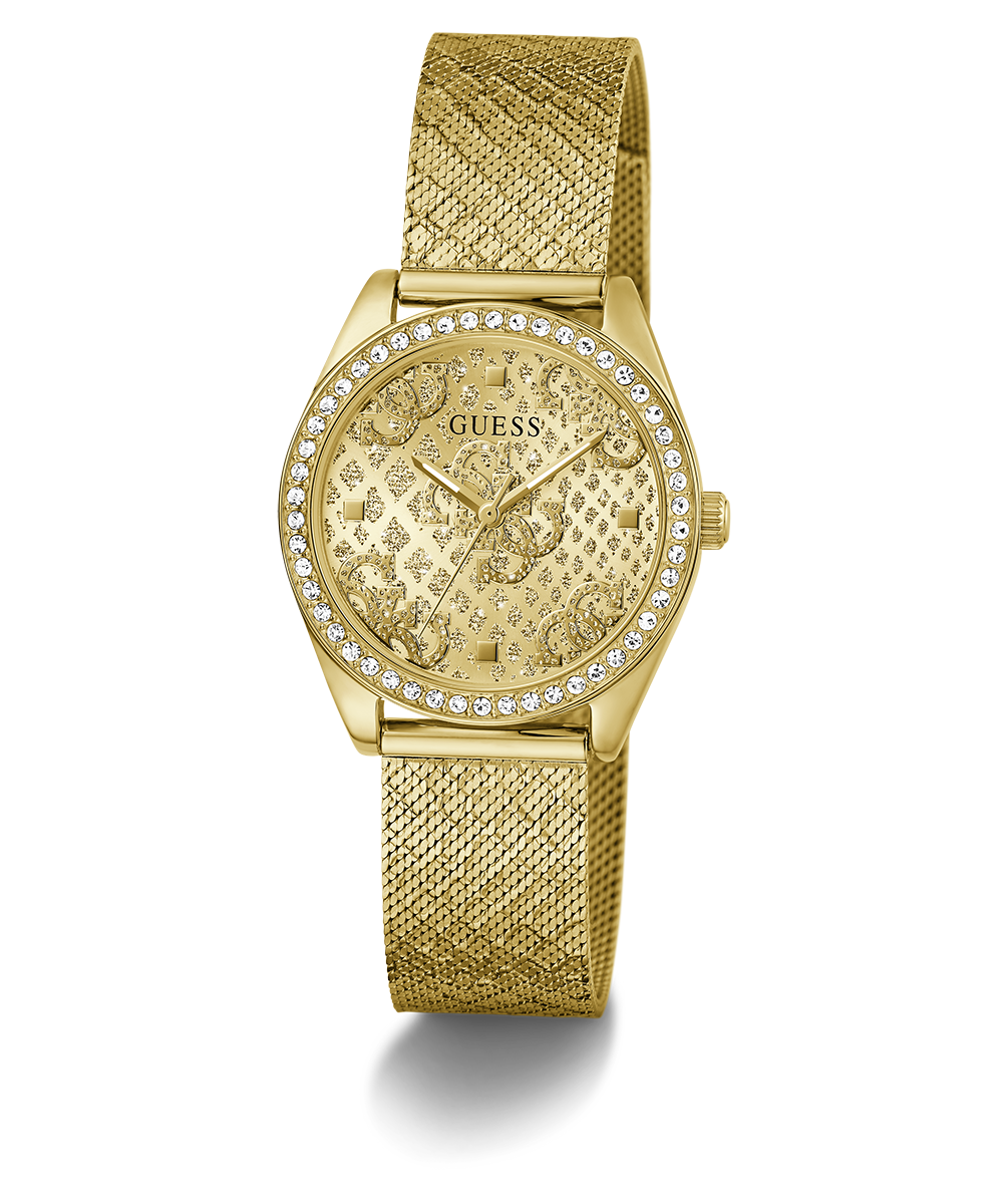 GUESS Ladies Gold Tone Analog Watch