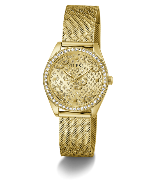 GUESS Ladies Gold Tone Analog Watch