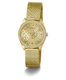 GUESS Ladies Gold Tone Analog Watch