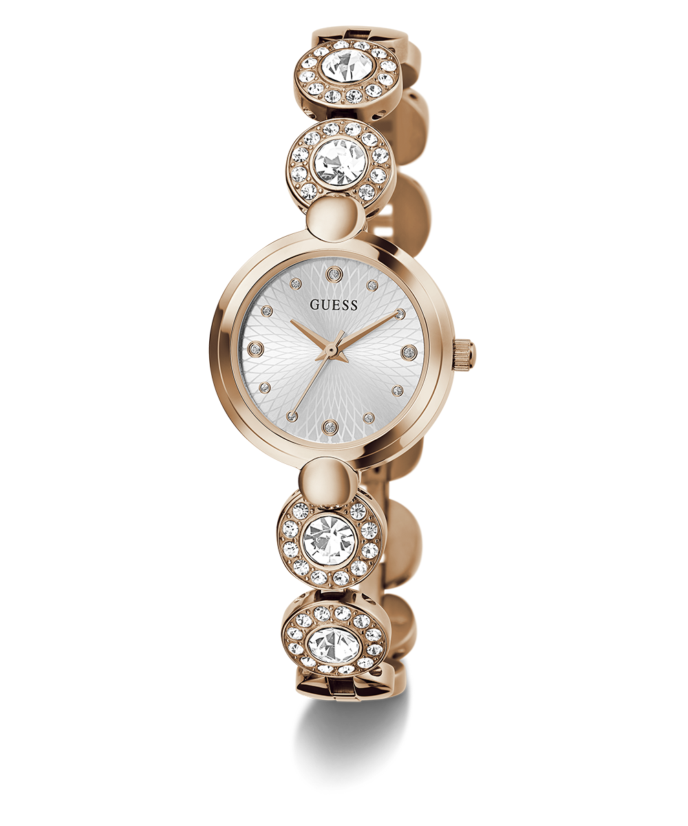 GUESS Ladies Rose Gold Tone Analog Watch