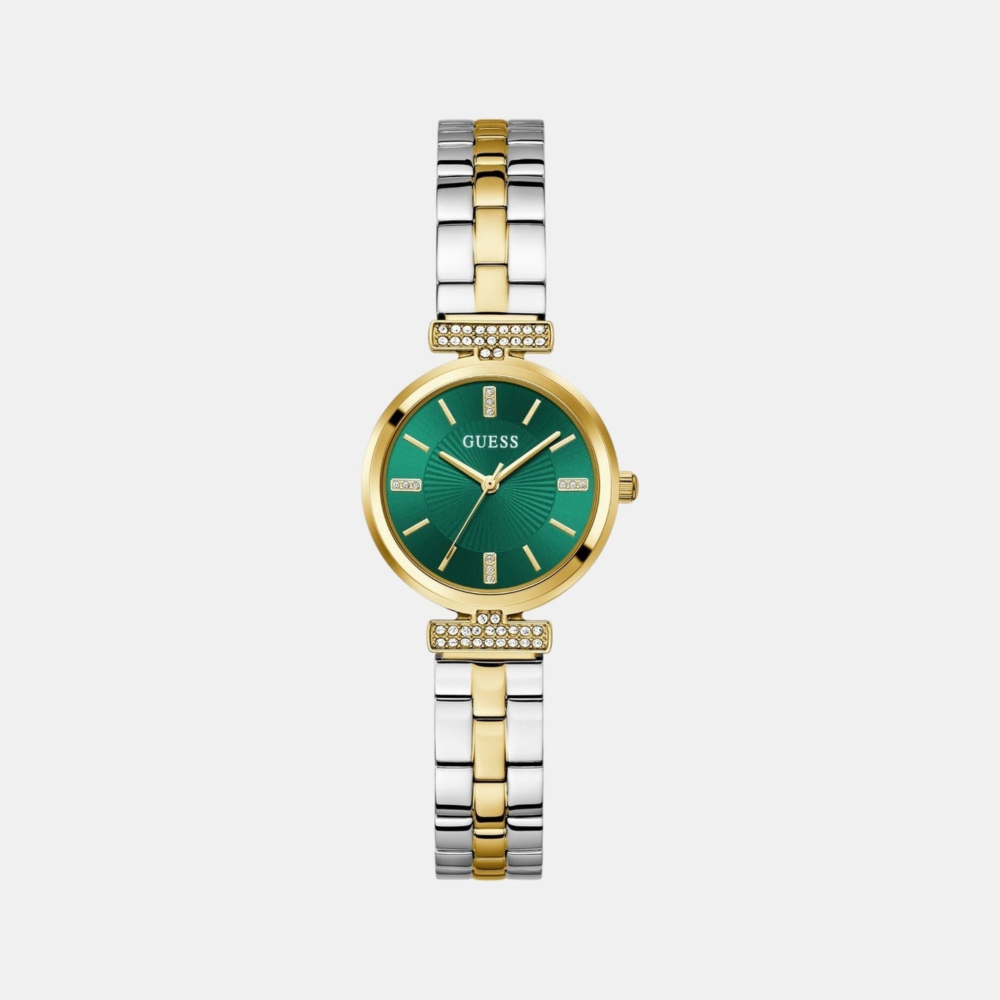 Gd Array Women Quartz Green Dial Analog Stainless Steel GW0762L6