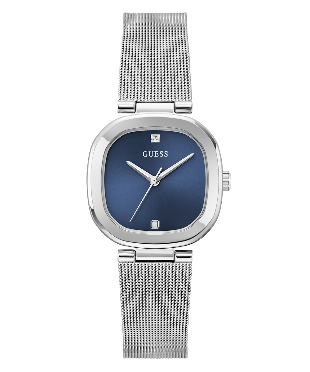 GUESS Ladies Silver Tone Analog Watch