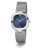 GUESS Ladies Silver Tone Analog Watch