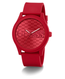 GUESS Mens Red Analog Watch