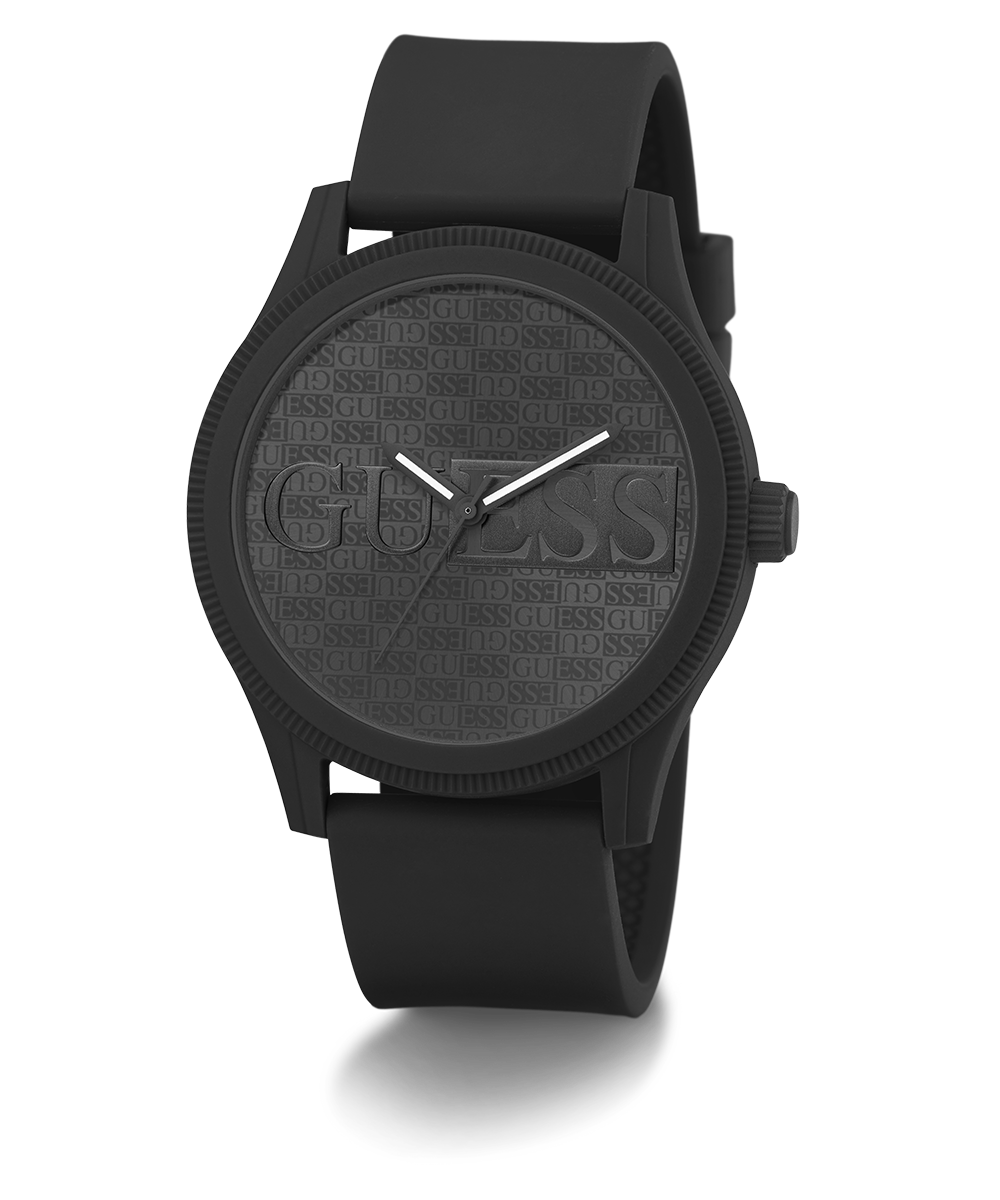 GUESS Mens Black Analog Watch