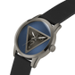 GUESS Mens Black Gunmetal Analog Watch