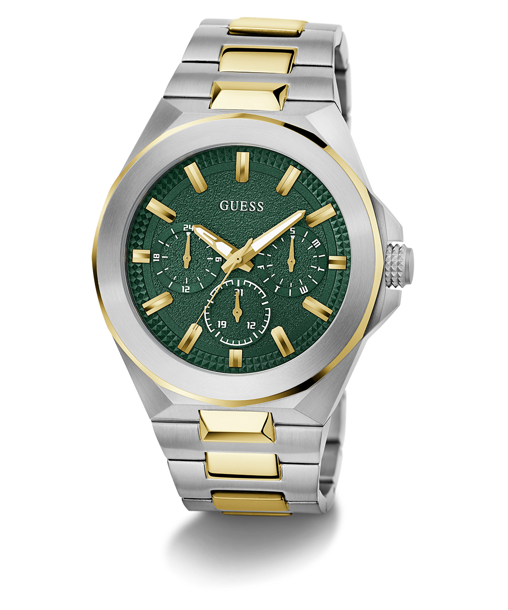 GUESS Mens 2-Tone Multi-function Watch