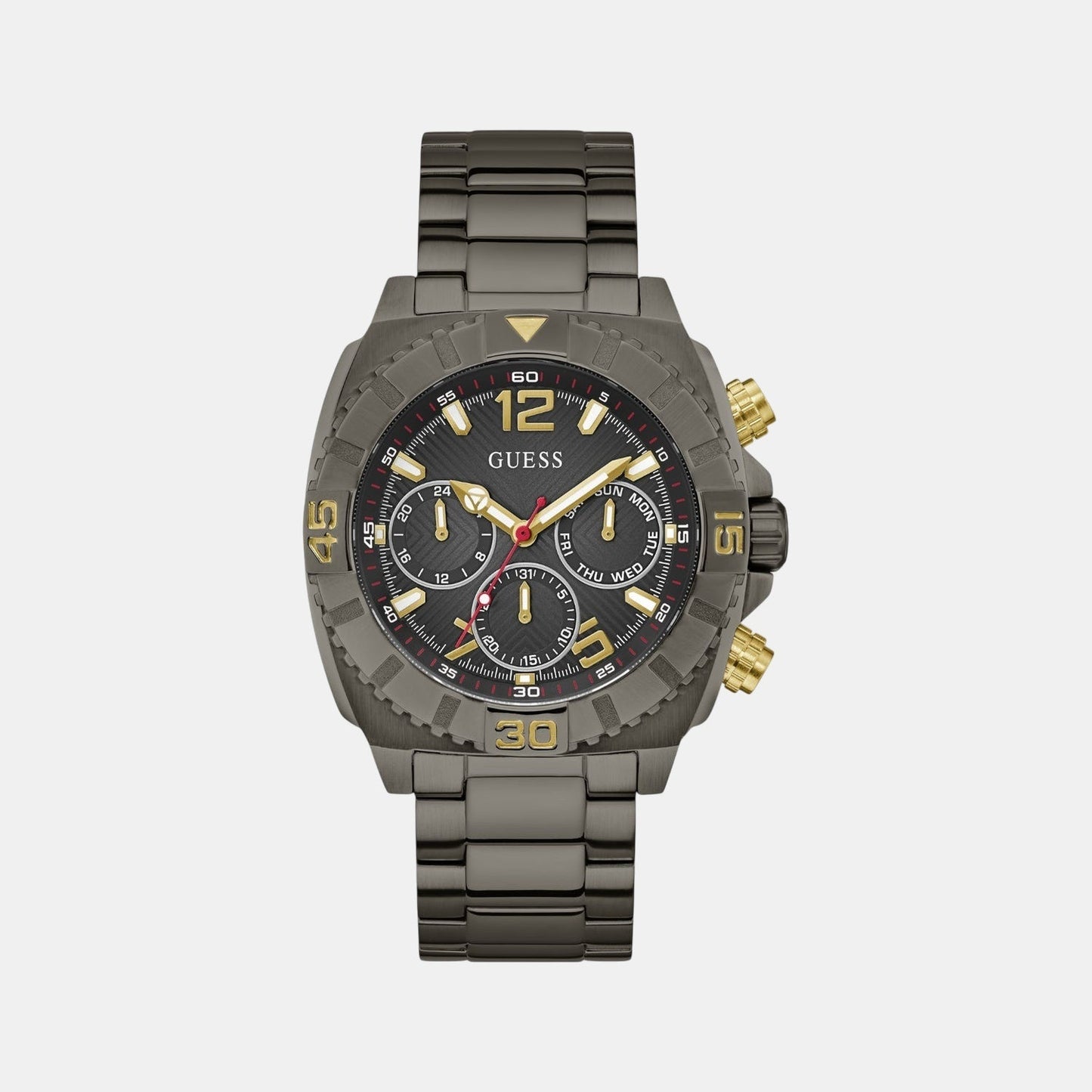 Gs Traction Men Quartz Black Dial Analog Stainless Steel GW0800G2