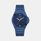 Gd Vinyl Men Quartz Blue Dial Analog Stainless Steel GW0833G1