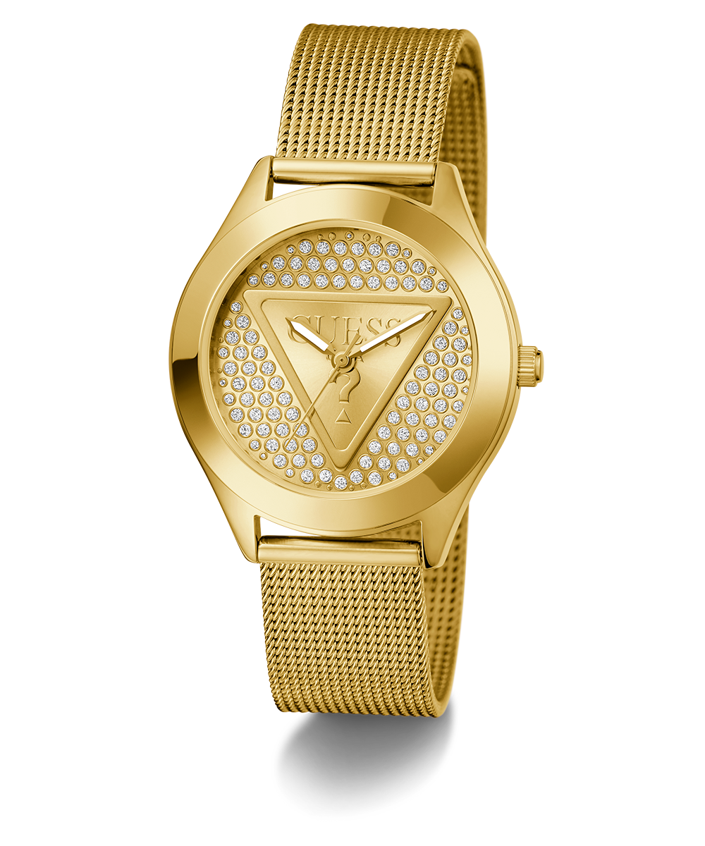 GUESS Ladies Gold Tone Analog Watch
