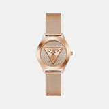 Gt Glitz Plaque Women Quartz Rose Gold Dial Analog Stainless Steel GW0835L3