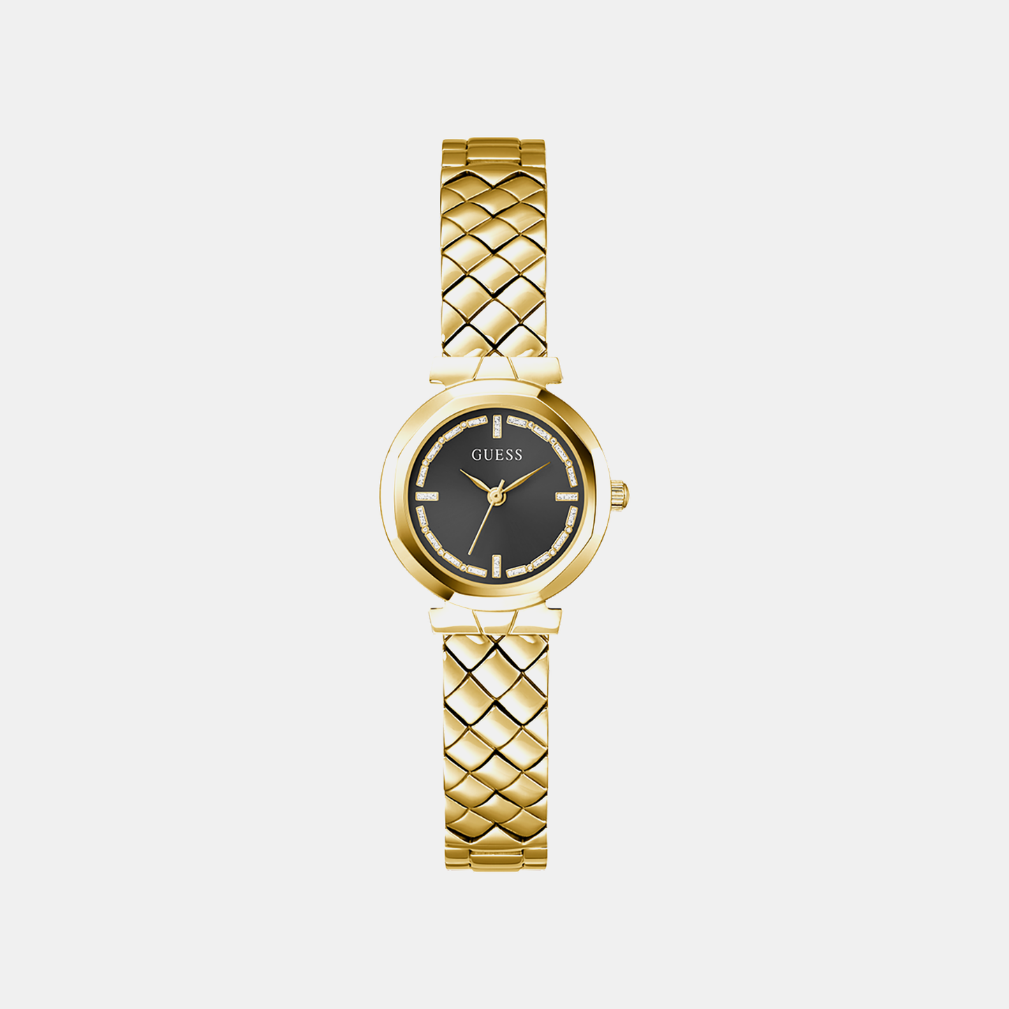Gb Mini Rumour Women Quartz Black Dial Analog Stainless Steel GW0839L2