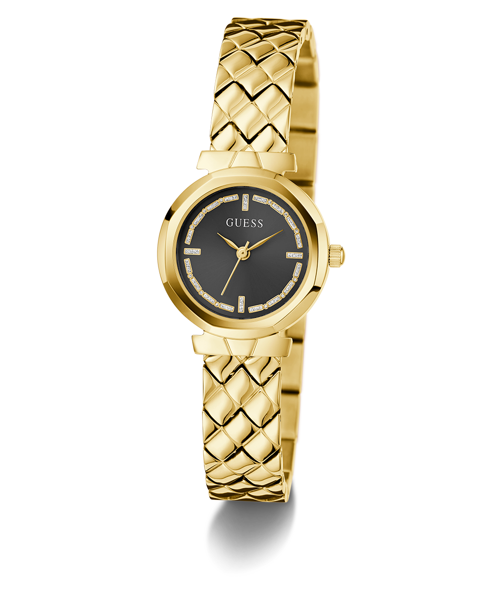 GUESS Ladies Gold Tone Analog Watch