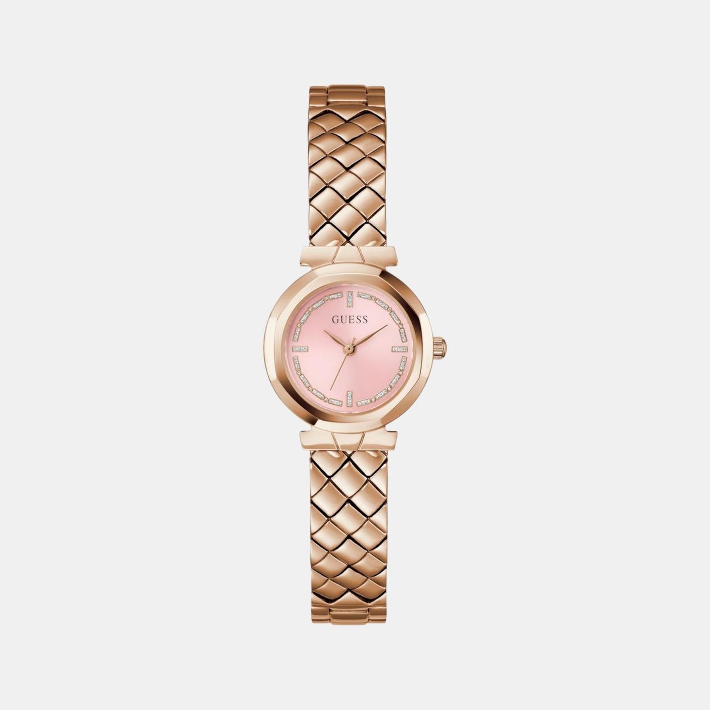 Gb Mini Rumour Women Quartz Pink Dial Analog Stainless Steel GW0839L3