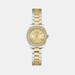 Gd Mini Luna Women Quartz Champagne Dial Analog Stainless Steel GW0841L2