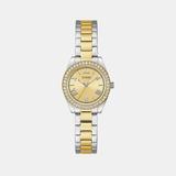 Gd Mini Luna Women Quartz Champagne Dial Analog Stainless Steel GW0841L2