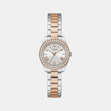 Gd Mini Luna Women Quartz Silver Dial Analog Stainless Steel GW0841L3
