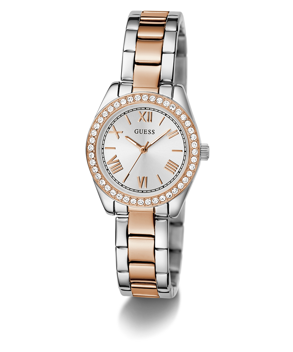 GUESS Mini Luna Ladies 2-Tone Analog Watch