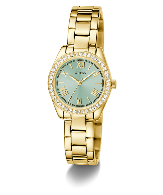 GUESS Mini Luna Ladies Gold Tone Analog Watch