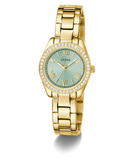 GUESS Mini Luna Ladies Gold Tone Analog Watch