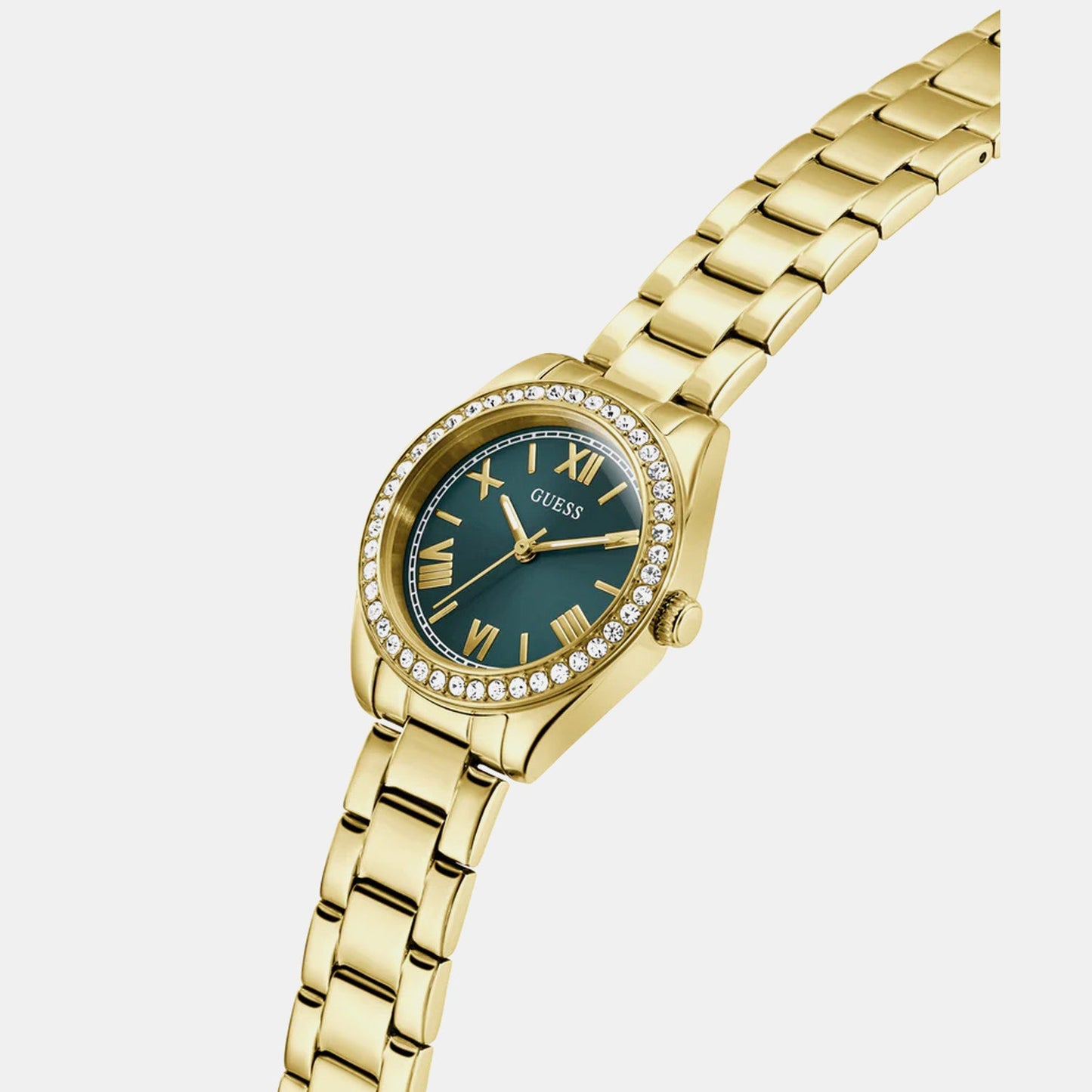 Gd Mini Luna Women Quartz Teal Dial Analog Stainless Steel GW0841L9