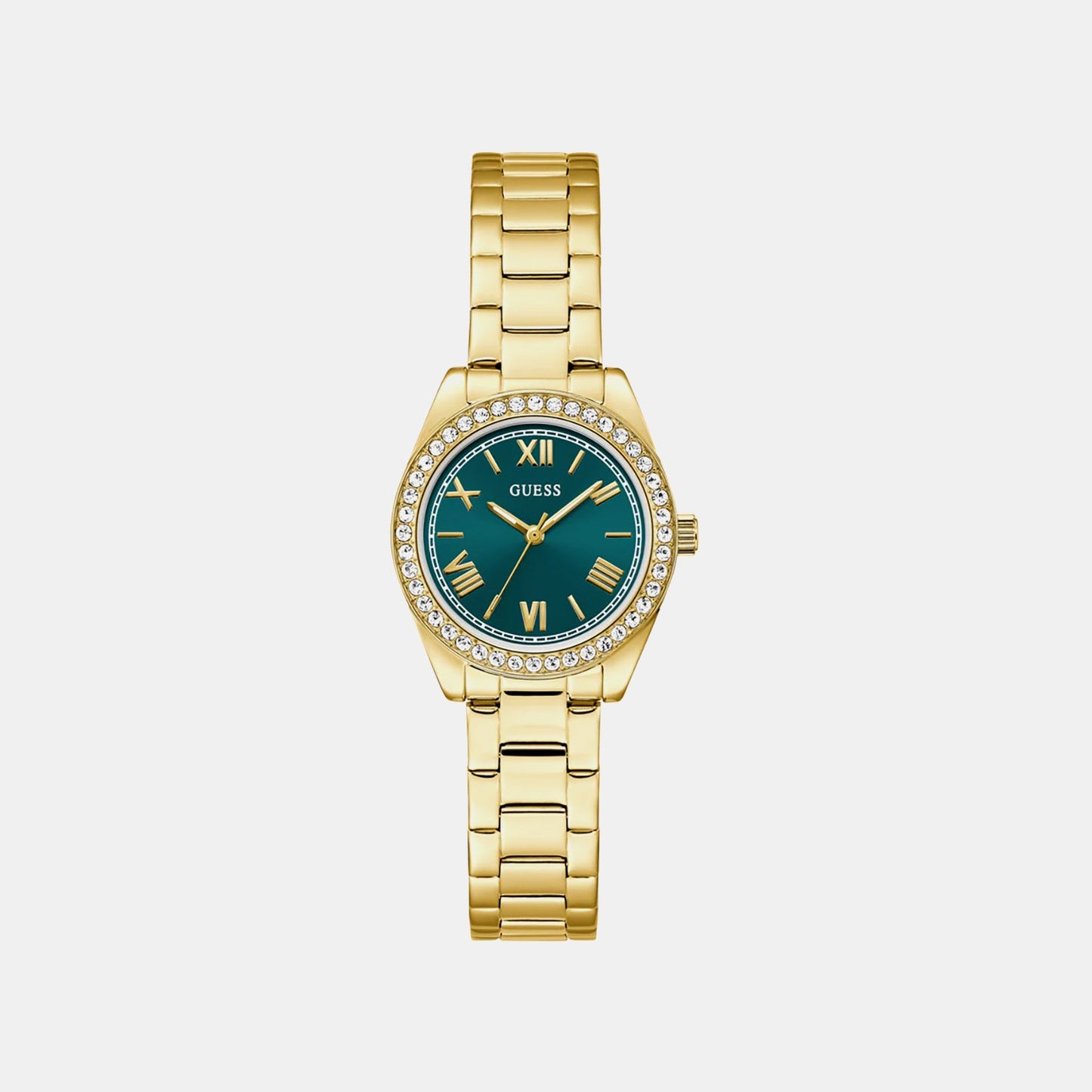 Gd Mini Luna Women Quartz Teal Dial Analog Stainless Steel GW0841L9