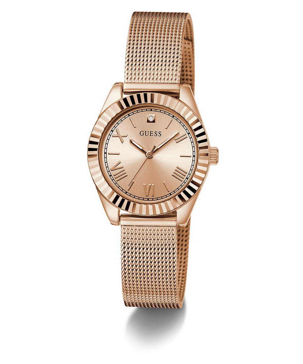 GUESS Mini Luna Ladies Rose Gold Tone Analog Watch