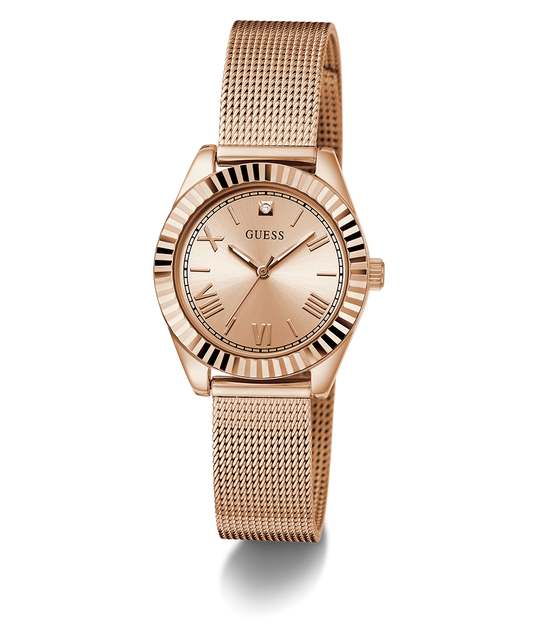 GUESS Mini Luna Ladies Rose Gold Tone Analog Watch