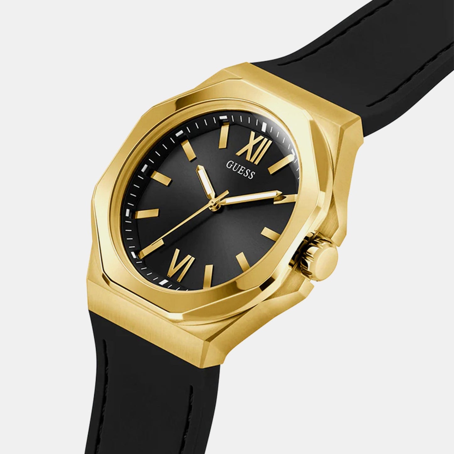Gd Emperor Men Quartz Black Dial Analog Stainless Steel GW0850G2 - Guess watch - Image 3