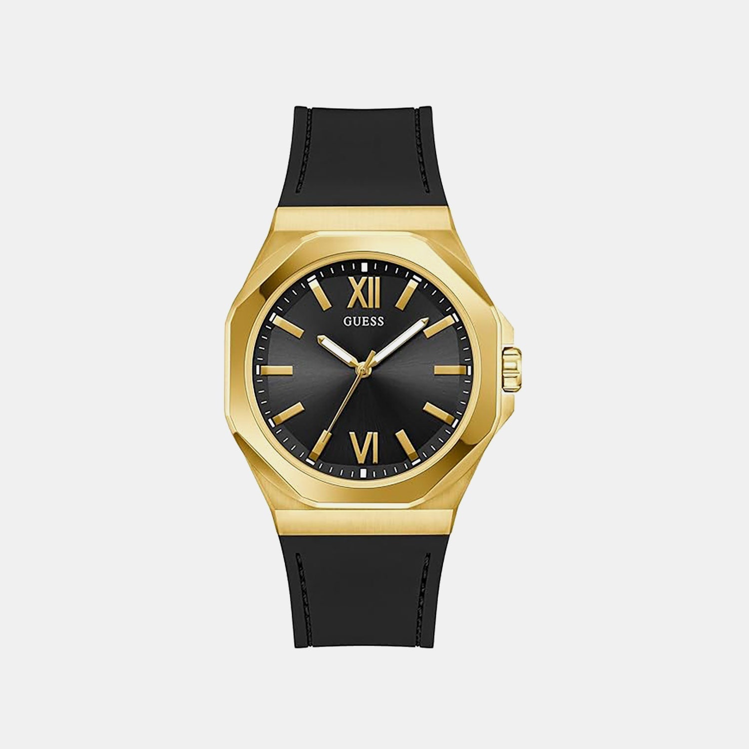 Gd Emperor Men Quartz Black Dial Analog Stainless Steel GW0850G2 - Guess watch