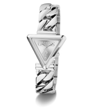 GUESS Ladies Silver Tone Analog Watch
