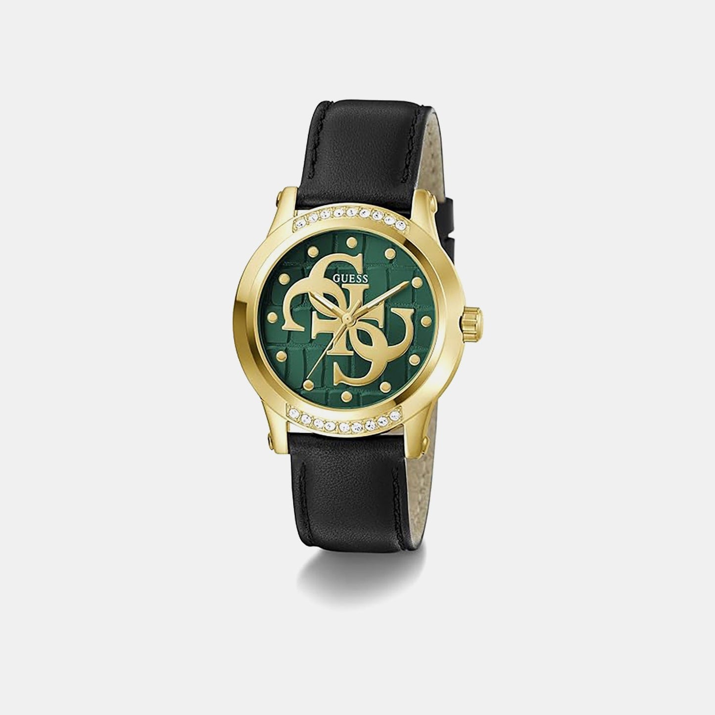 Gt Annette Women Quartz Green Dial Analog Stainless Steel GW0860L6