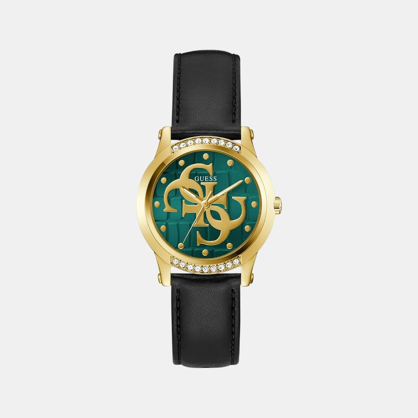 Gt Annette Women Quartz Green Dial Analog Stainless Steel GW0860L6