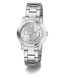 GUESS Ladies Silver Tone Analog Watch