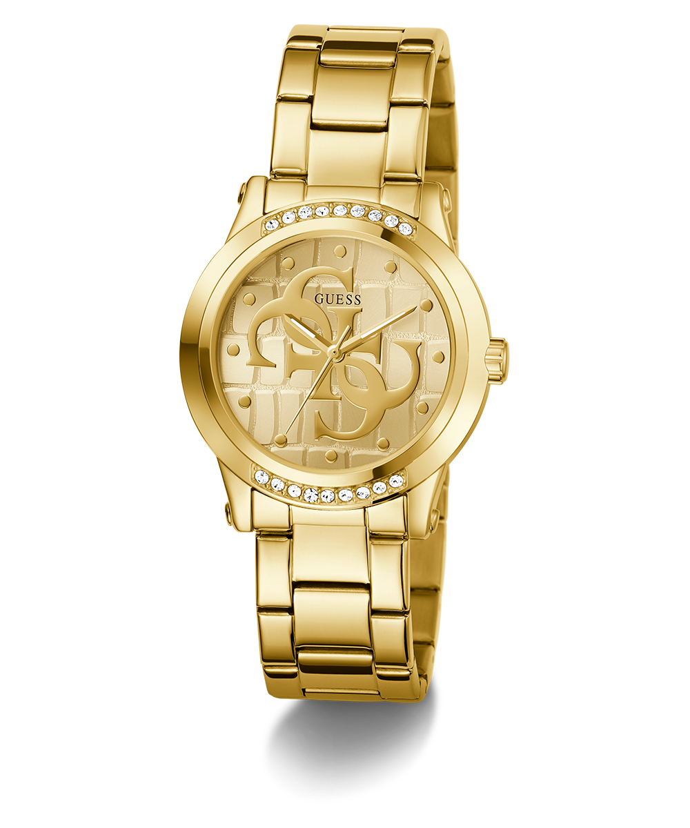 GUESS Ladies Gold Tone Analog Watch