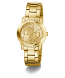 GUESS Ladies Gold Tone Analog Watch