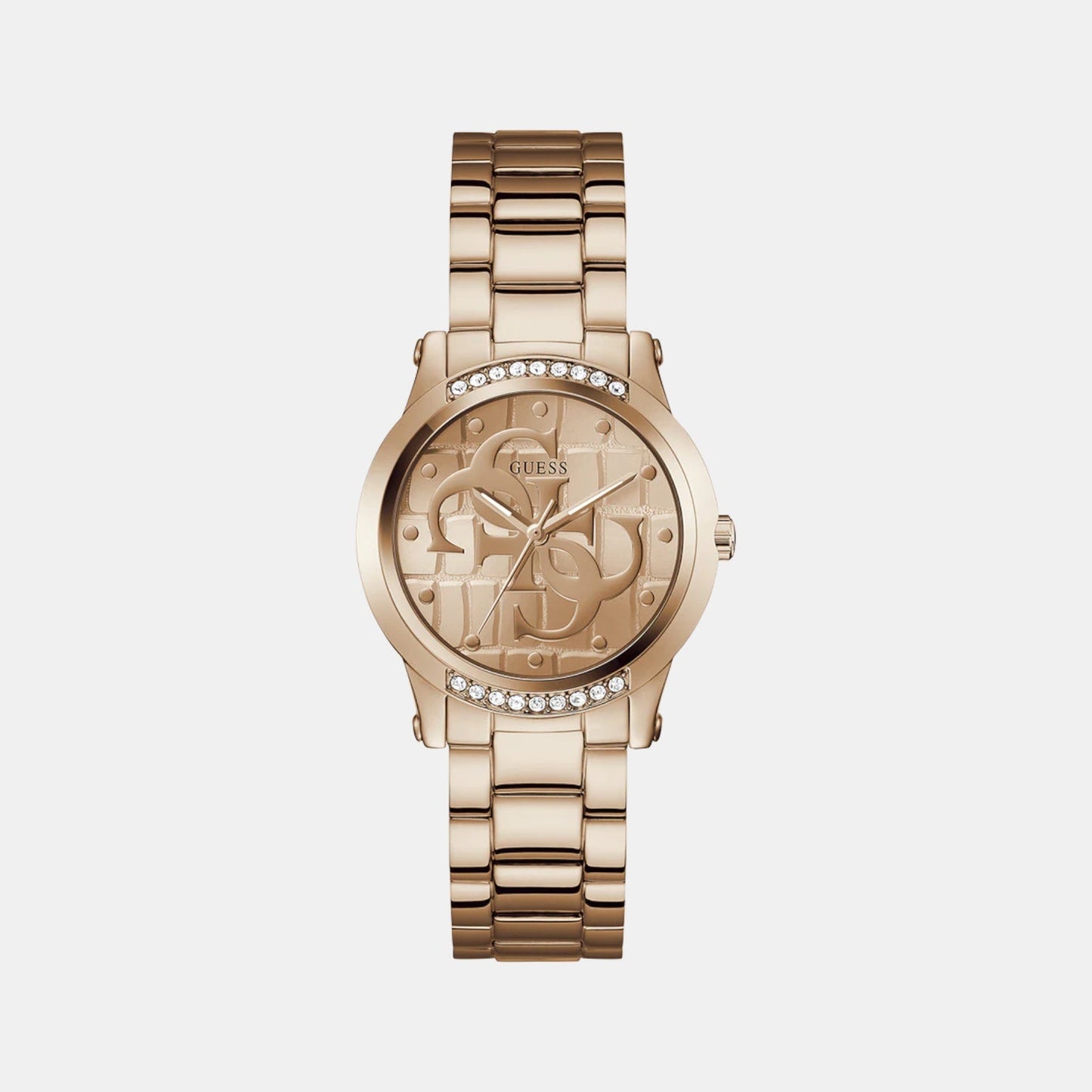 Gt Annette Women Quartz Rose Gold Dial Analog Stainless Steel GW0861L3
