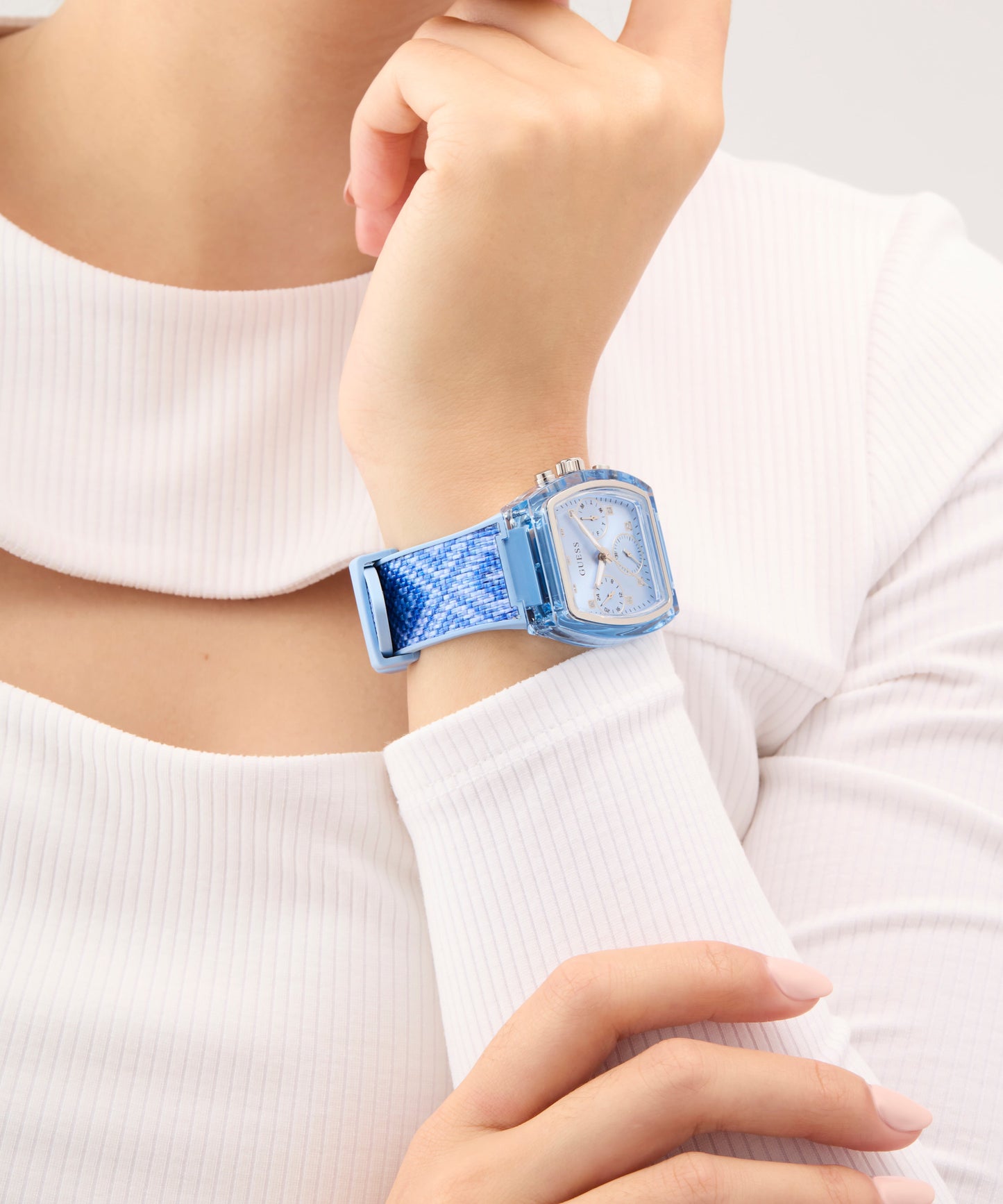 GUESS Ladies Blue Multi-function Watch