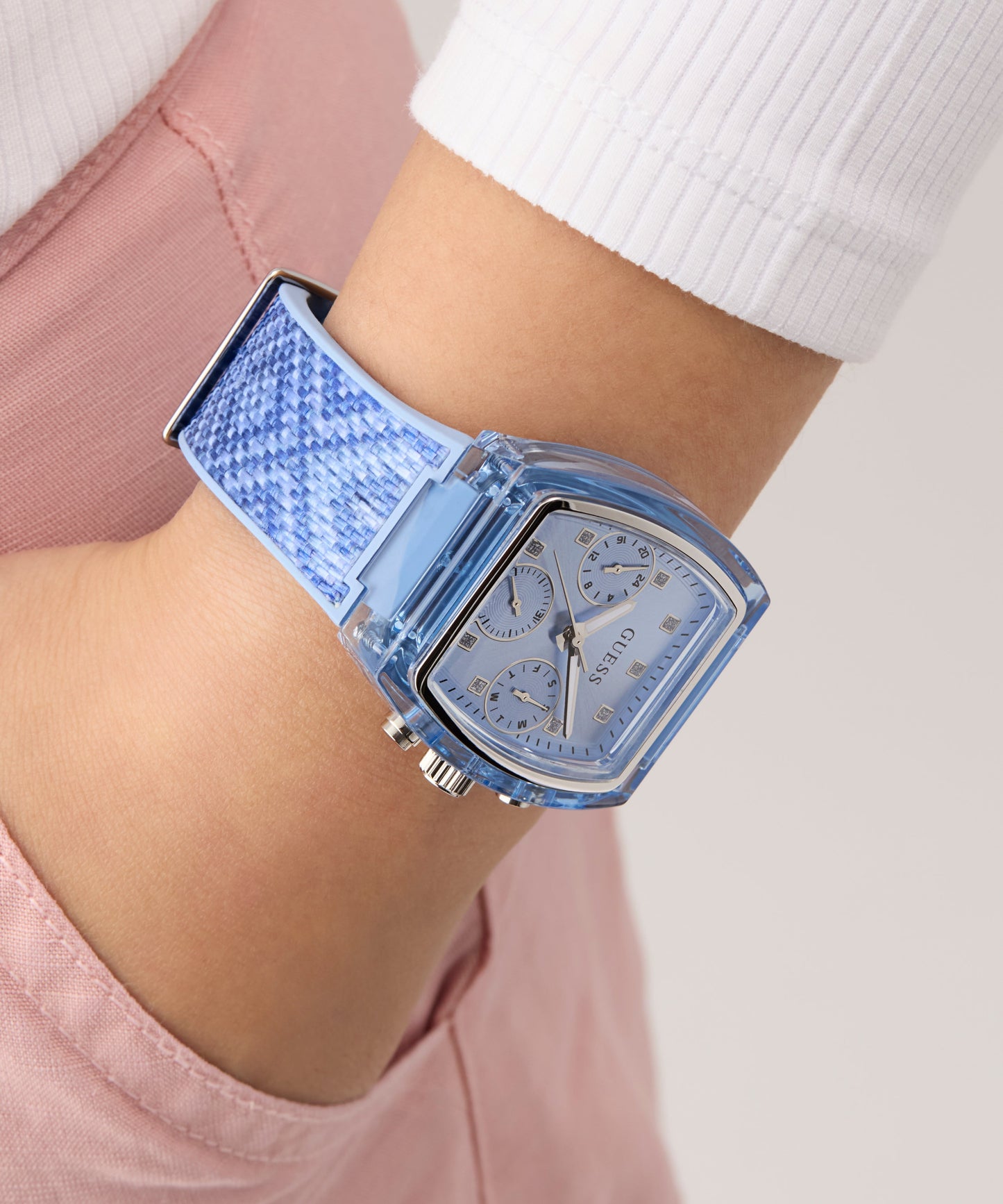 GUESS Ladies Blue Multi-function Watch
