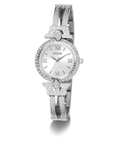 GUESS Ladies Silver Tone Analog Watch