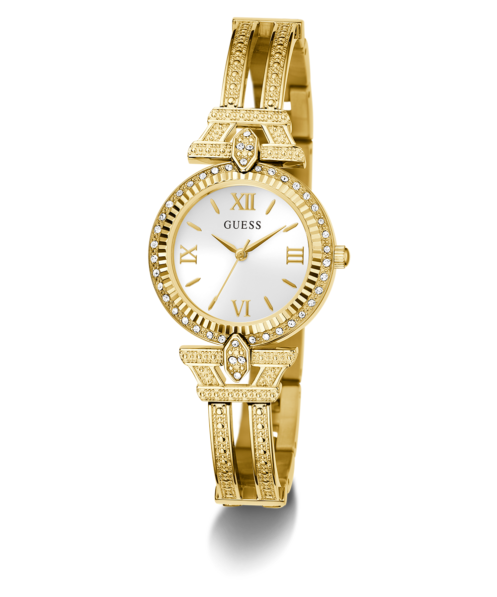 GUESS Ladies Gold Tone Analog Watch