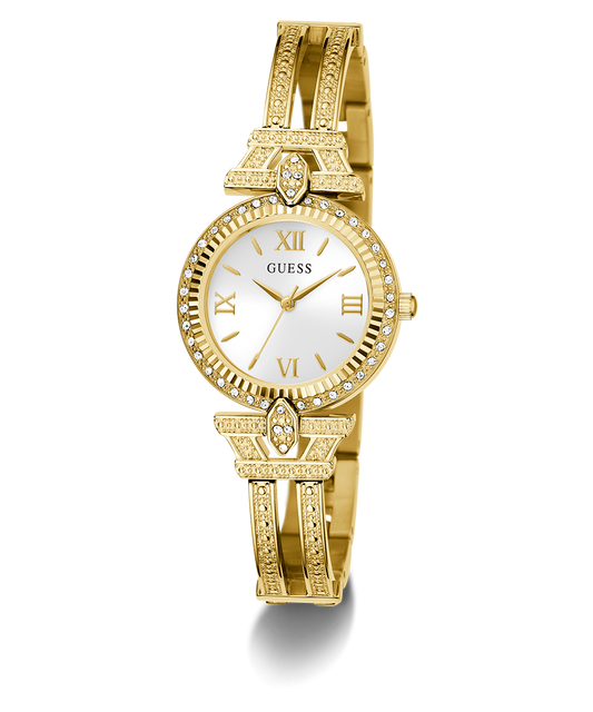 GUESS Ladies Gold Tone Analog Watch