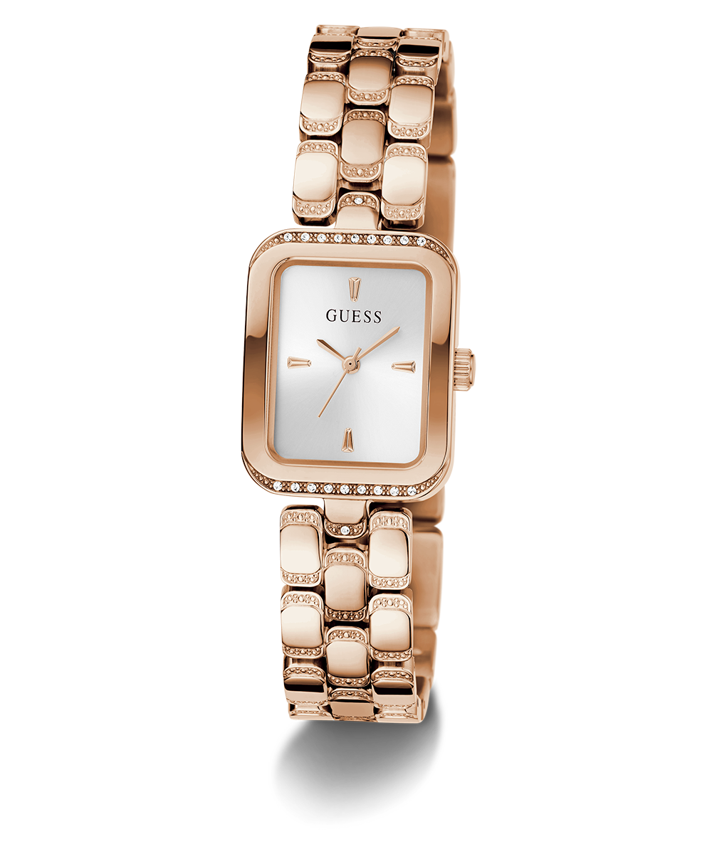 GUESS Ladies Rose Gold Tone Analog Watch