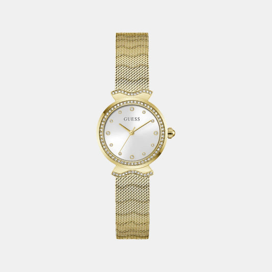 Gb Mermaid Women Quartz White Dial Analog Stainless Steel GW0866L2 - Guess watch