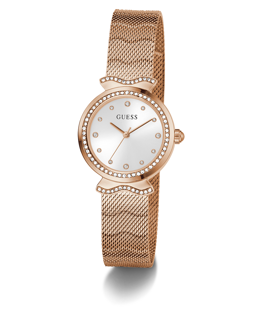 GUESS Ladies Rose Gold Tone Analog Watch