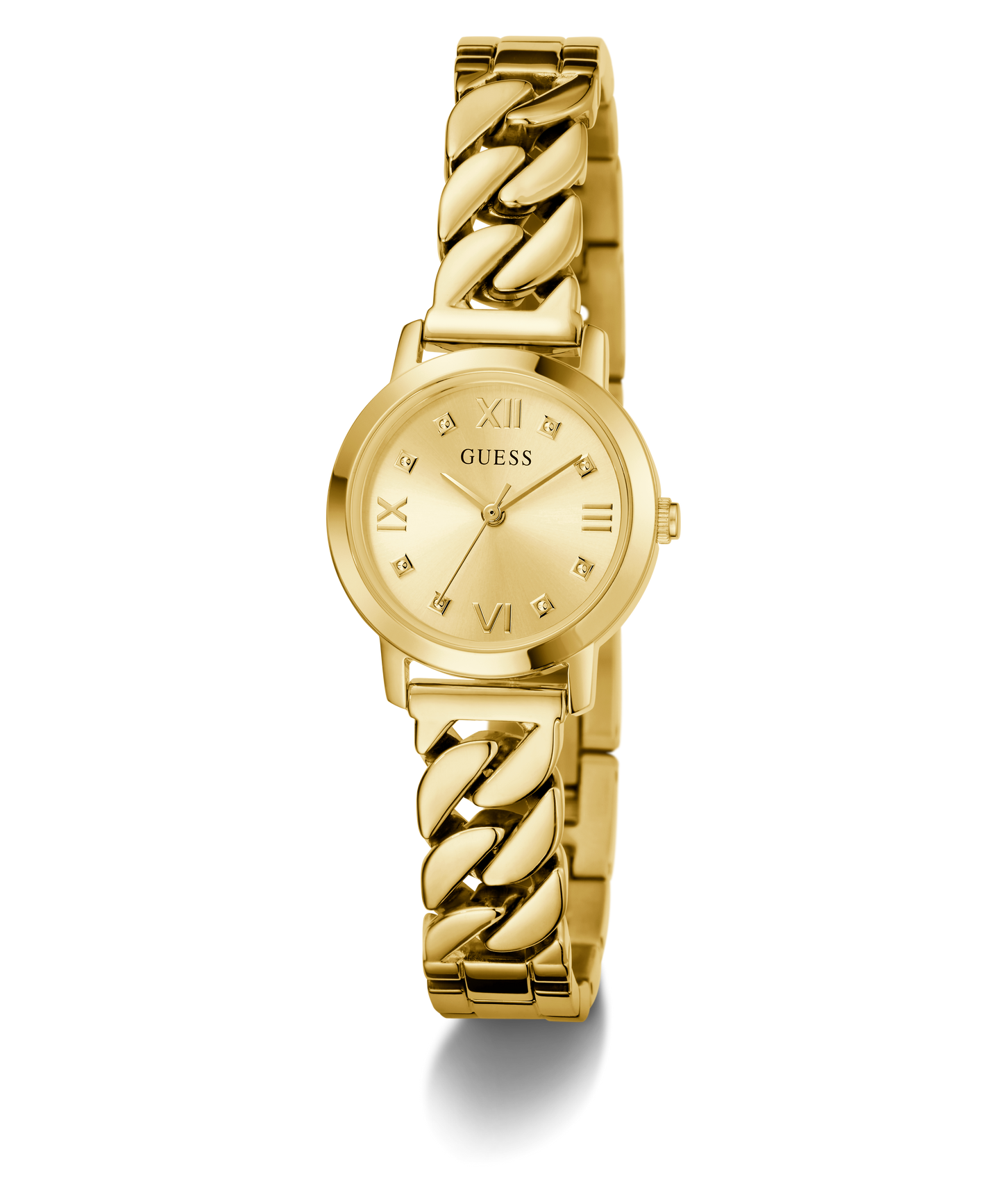 GUESS Ladies Gold Tone Analog Watch