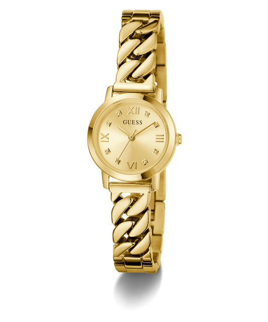 GUESS Ladies Gold Tone Analog Watch
