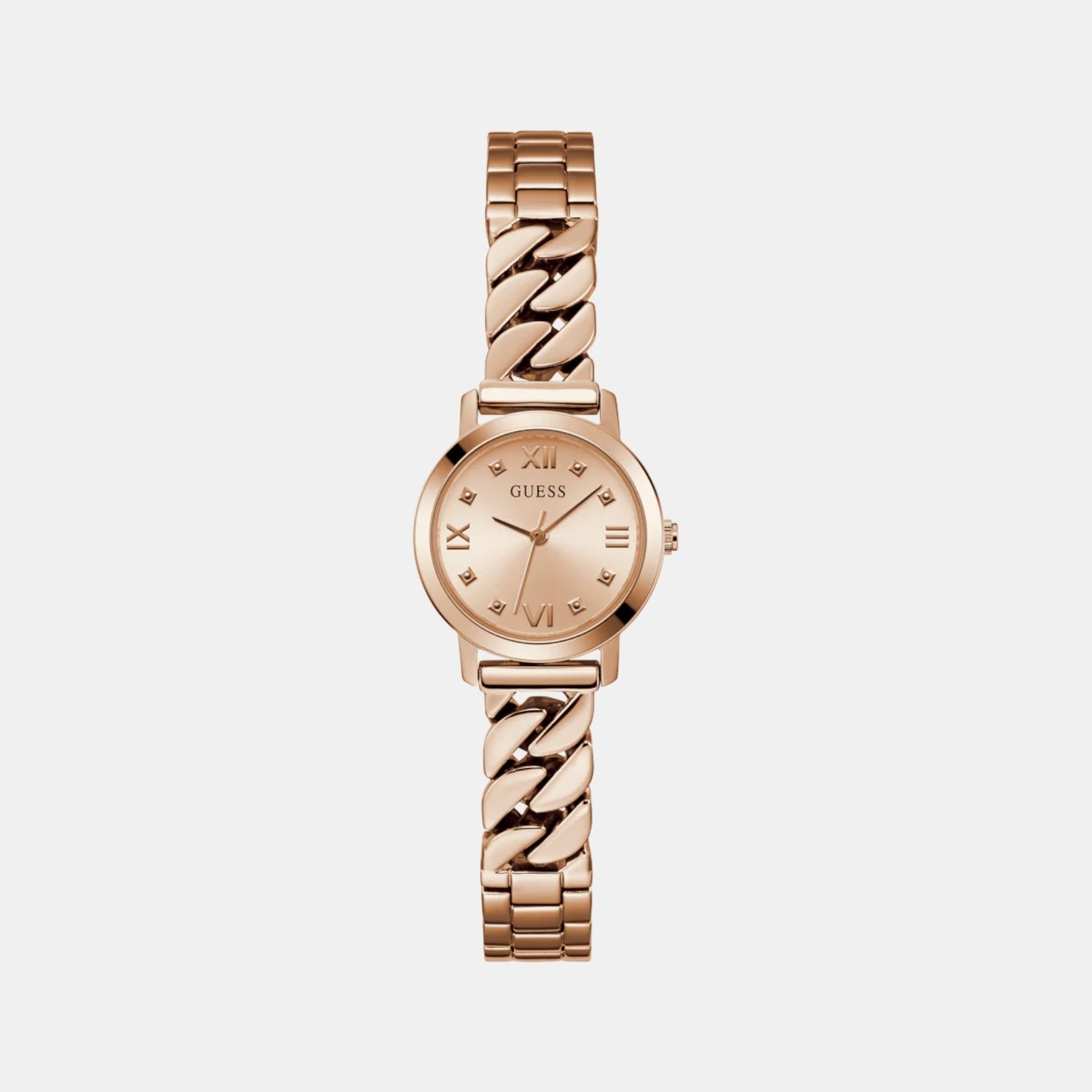 Gb Chime Women Quartz Rose Gold Dial Analog Stainless Steel GW0867L3 - Guess watch