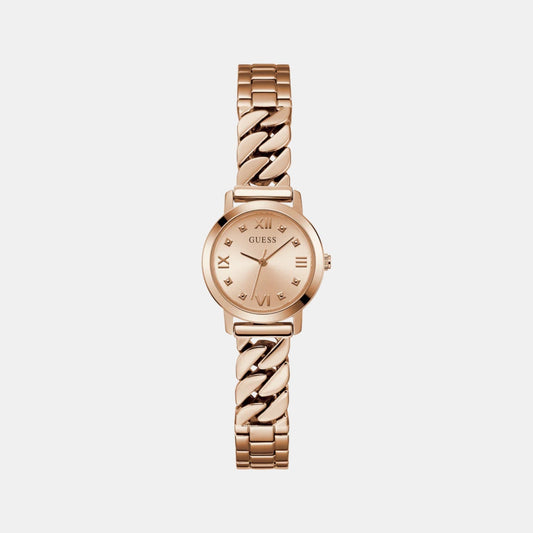 Gb Chime Women Quartz Rose Gold Dial Analog Stainless Steel GW0867L3 - Guess watch