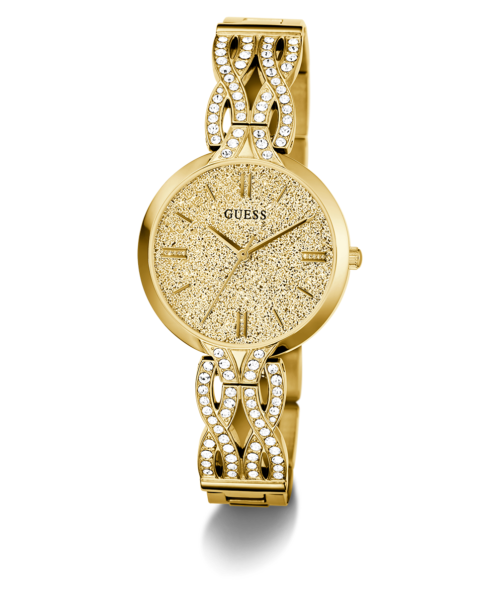 GUESS Ladies Gold Tone Analog Watch